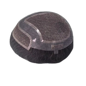 Peluca de Cabello Humano Virgen Remy Indio, Tupé con Ondas Naturales, Trama Única para Prótesis Capilares de Encaje - Product Image 5