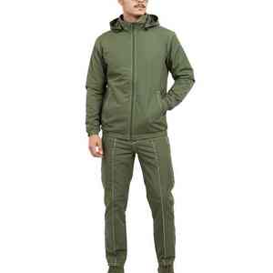 Chándal Cortavientos Transpirable, Mezcla de Nailon Resistente, Material de Secado Rápido, Estilo Deportivo para Entrenamiento, Logotipo Reflectante - Product Image 1