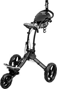 MEILLEURE OFFRE Chariot de golf pliable noir, chariot de golf électrique télécommandé, chariot de golf à pousser avec sac de navigation inclus - Product Image 2