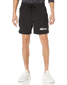 Short d'entraînement d'été pour hommes Poches sécurisées Tissu en toile respirante Ceinture élastique Séchage rapide Conçu pour la course à pied - Product Image 1