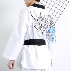 Arts martiaux en coton unisexe de haute qualité Gi Logo personnalisé en gros BJJ Taekwondo uniforme fabriqué en usine OEM vêtements de sport pour adultes - Product Image 3