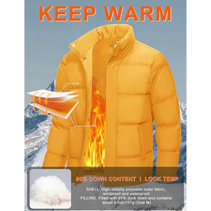 Veste d'hiver matelassée pour femme moderne et tendance, tissu tissé respirant, coupe-vent, construction isolée - Product Image 2