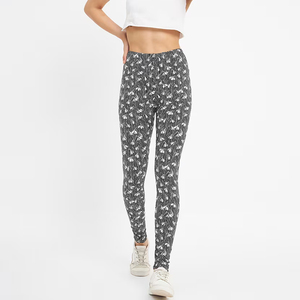Leggings amincissants taille haute pleine longueur en Spandex/Nylon, séchage rapide, respirants et confortables, grande taille, personnalisables – Meilleures ventes - Product Image 5