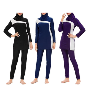 Vente en gros de maillots de bain musulmans personnalisés hijab modeste pour femmes islamiques taille plus maillot de bain plage maillot de bain à couverture complète - Product Image 4