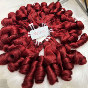 Prix de gros Extensions de cheveux humains Remy vietnamiens Tissage de cheveux Paquets de cheveux colorés super doublement étirés - Product Image 1