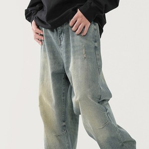 Venta en línea OEM último diseño pantalones vaqueros al por mayor estilo único hombres pantalones vaqueros desgaste al por mayor personalizado de alta calidad ligero - Product Image 6