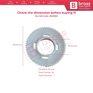 Kit de réparation de lève-vitre BWR902 Gauche ou Droite pour 1992-2001 - Product Image 5