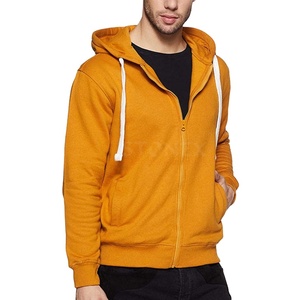 Sudadera con capucha de gran tamaño personalizada de alta calidad para hombre, Jersey de invierno sin cuerdas de talla grande con forro polar grueso teñido liso - Product Image 1