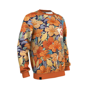 Sweatshirts à manches longues imprimés de logo personnalisé de haute qualité pour hommes/Sweat-shirt hawaïen anti-rétrécissement nouveau design - Product Image 3
