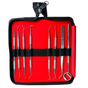 Instruments chirurgicaux pour le nombril, ensemble d'instruments dentaires pour le remplissage de résine composite, réparation, kit de 6 pièces avec certification CE - Product Image 6