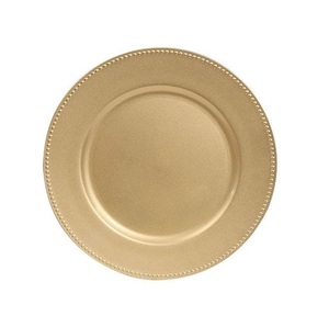 Simply Elegant Fluted Edge Plastic Charger <b>Plate</b> Service <b>Plate</b> for Parties Dinner <b>Weddings</b> and Events Manufacturer And Exporter - Product Image 4