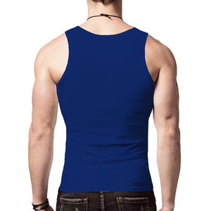New Men's Summer 100% Polyester Tank Top European <b>American</b> Trendy Sports Casual Versatile Sleeveless Top - Product Image 3