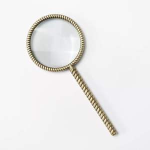 Loupe Style Vintage Laiton & Nacre Loupe par calvin artisanat - Product Image 3