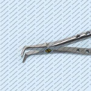 Pince d'extraction dentaire manuelle de qualité #45 en acier inoxydable revêtu de diamant Poignée ergonomique Racines inférieures Extraction dentaire chirurgicale - Product Image 2