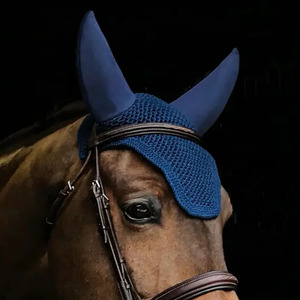 Voiles de mouches de cheval tricotés sur mesure de qualité supérieure personnalisation de couleurs assorties disponible à un prix raisonnable - Product Image 3