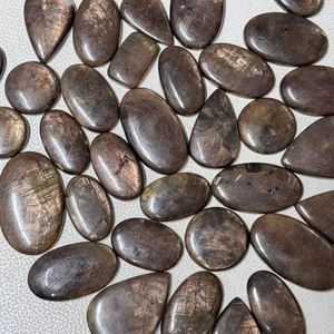 Cabujón de zafiro amarillo Natural de grado AAA, piedra preciosa de jaspe verde, brillo dorado, precio al por mayor de propiedades curativas - Product Image 3