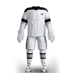Profesional de alta calidad 100% poliéster personalizable de talla grande uniforme de hockey sobre hielo diseño ropa deportiva - Product Image 1
