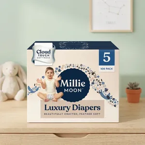 Pañales de Lujo Millie Moon Talla 5, Paquete de 108, Suavidad Cloud Touch, Pañales para Bebé - Product Image 3