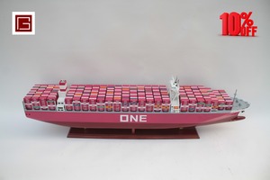 หนึ่งโมเดลไม้ที่ทำด้วยมือ Apus เรือสินค้าเชิงพาณิชย์สไตล์ฮวงจุ้ยจัดส่งทั่วโลกธีมของขวัญสำหรับจัดแสดง - Product Image 2