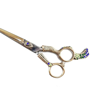 Ciseaux de coiffeur pointus-Ciseaux en acier inoxydable de haute précision pour la coupe de cheveux professionnelle, prise en main confortable, idéal - Product Image 1