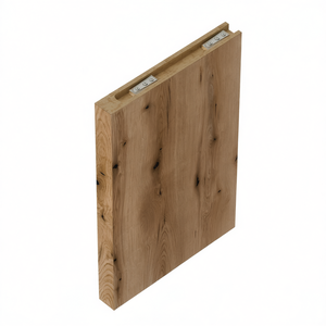 Lavabo vertical en bois de chêne naturel de 30 cm - Product Image 2
