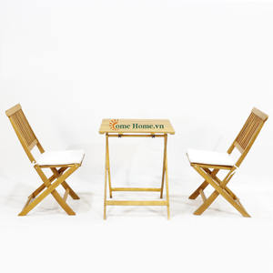 CH Factory- Outdoor ชุดโต๊ะกาแฟและเก้าอี้ที่ทันสมัยพร้อมหมอนอิงและหลังคาสำหรับสวนและร้านกาแฟ - Product Image 2