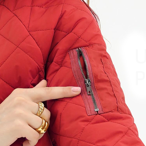 Chaqueta Universitaria Personalizada Recién Llegada para Mujer, Estilo Béisbol de Secundaria, Chaqueta Bomber Gruesa con Letras Bordadas para Mujer - Product Image 3