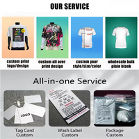Vente en gros T-shirt à col rond personnalisé pour hommes Streetwear à manches courtes en coton avec impression DTG surdimensionnée et imprimé graphique