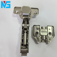 Charnières de porte d'armoire à fermeture amortie 3D hydrauliques Meisu, prix usine, en acier laminé à froid nickelé pour cuisine