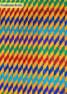 Tela Africana Tradicional Hecha a Mano con Tejido Jacquard Kente de Algodón para Diseño de Moda, 51 Pulgadas de Ancho - Product Image 6