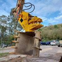 Pince de broyage hydraulique avec aimant pour nouvelles excavatrices de 18 à 26 tonnes, moteur inclus