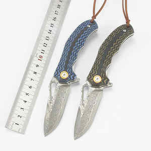 Couteau droit extérieur Durable à bas prix coupe-viande Portable couteau de chasse tranchant avec gaine - Product Image 2