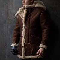 Manteau long en cuir de haute qualité avec logo personnalisé design Vêtements de mode Manteau long en cuir pour hommes