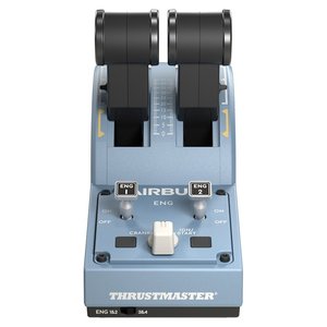 Thrustmaster Airbus Tca Quadrant Flight Simulator Instrumentation Pc <b>Gaming</b> <b>Controller</b> Blue And Black - Product Image 2