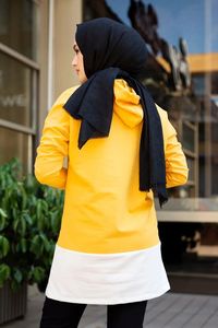 เสื้อฮู้ด Abaya สำหรับผู้หญิงใส่ได้ทุกวันมีเสื้อสเวตเชิ้ตมีฮู้ดคอตตอนเนื้อนุ่มและยาวพอดีตัวเป็นพิเศษ - Product Image 6