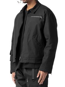 Wholesale Men's Best Quality Custom Zip up Cotton <b>Canvas</b> <b>Jacket</b> <b>Work</b> <b>Jacket</b> for Men - Product Image 2