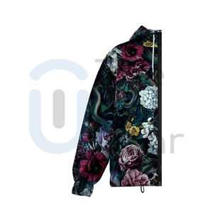 Chaqueta cortavientos de nailon de estilo callejero para hombres y mujeres, blusa deportiva impermeable con cierre de cremallera, Sudadera con capucha para la temporada de primavera - Product Image 4