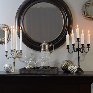 Élégance Bougeoir élégant Candélabre de qualité supérieure Argenterie Bougeoir pour la maison Table à manger Canterpeice Chandelier - Product Image 4