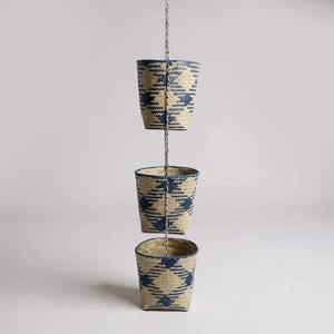 Cesta de almacenamiento hecha a mano de hierba marina para mostrador de cocina, cestas colgantes de hierba marina - Product Image 3