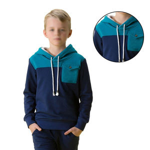 Pulls à capuche personnalisés pour enfants avec tissu polaire respirant Manches complètes Vêtements thermiques dans la dernière conception la plus vendue - Product Image 2
