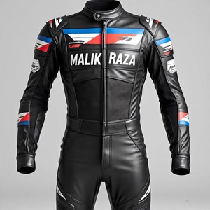 Combinaison de course en cuir pour moto homologuée CE, vente en gros de logo personnalisé 1PC/2PC, prix d'usine, équipement de sécurité pour moto, fabricant - Product Image 3