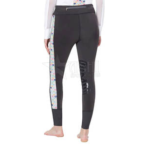 Professional High Quality 100% Polyester Women's Horse Riding Breeches New Design Tight-Fitting <b>Equestrian</b> Clothing Riding Pants - Product Image 4