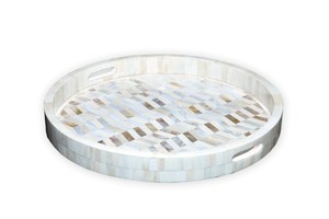 Premium Pure MOP Inlay Serving <b>Tray</b> Dinning <b>Table</b> Decorative Serving <b>Tray</b> for Home Hotel and Restaurant Customized MOP <b>Trays</b> - Product Image 6
