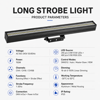 Projecteur LED RGBW DMX 150W à tête mobile avec stroboscope et indice de protection IP33 pour utilisation sur scène d'hôtel