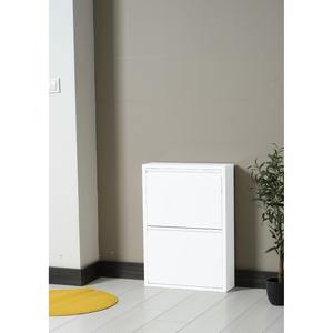 ALVEON Moderno Armario para Zapatos de Acero de 2 Niveles, Montado en la Pared, 0.6mm de Grosor, Superficie Texturizada de PEI, Fácil de Instalar, ¡Nuevo! Hecho en Turquía - Product Image 2