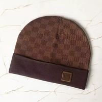 Bonnets imperméables de luxe pour hommes et femmes, chapeaux d'hiver chauds, casquettes, logo personnalisé, couvre-chefs de créateur à la mode pour les affaires