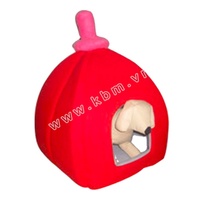 Lit pour animaux de compagnie de luxe XL en forme de tente pour chiens, écologique, 100% coton imprimé, confortable, facile à laver, haute qualité, livraison mondiale