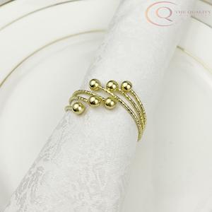 Elegant Metal Napkin Rings for Dining <b>Tables</b> Luxury Wedding <b>Decor</b> Eco-friendly Home <b>Accessories</b> - Product Image 3