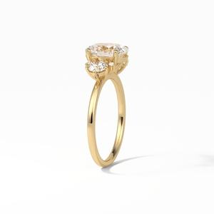 Proveedor Original de Moissanita, Anillos de Plata de Ley 925, Joyería Fina, Anillo de Diamante Moissanita de 1 Quilate para Mujer, Anillos de Boda - Product Image 4