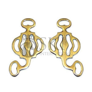 Meilleure qualité en acier inoxydable Hackamore Shanks vente en gros Offre Spéciale équitation Bitless Western Bits OEM ODM produits équestres - Product Image 2